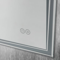Зеркало с подсветкой и подогревом Art&Max Firenze 800x800 AM-Fir-800-800-DS-F-H