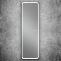 Зеркало с подсветкой и часами Art&Max Terni 450x1500 AM-Ter-450-1500-DS-F-T
