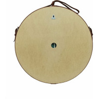 Зеркало с подсветкой на ремне из коричневой кожи Art&Max Milan AM-Mil-650-DS-F-Brown