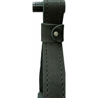Зеркало с подсветкой на ремне из черной кожи Art&Max MILAN AM-Mil-650-DS-F-Nero
