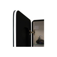 Зеркало-пенал с подсветкой Art&Max LECCE AM-Lec-360-1560-1D-DS-F-Nero