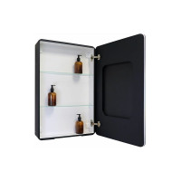Зеркало-шкаф с подсветкой Art&Max LECCE AM-Lec-560-850-1D-R-DS-F-Nero