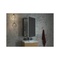 Зеркало-шкаф с подсветкой Art&Max LECCE AM-Lec-560-850-1D-R-DS-F-Nero