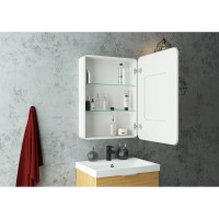Зеркало-шкаф с подсветкой Art&Max PLATINO AM-Pla-550-800-1D-R-DS-F