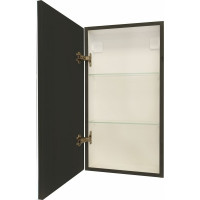 Зеркало-шкаф с подсветкой Art&Max TECHNO AM-Tec-350-650-1D-L-DS-F-Nero