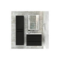 Зеркало-шкаф с подсветкой Art&Max TECHNO реверсивный AM-Tec-600-800-1D-DS-F-Nero