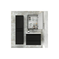 Зеркало-шкаф с подсветкой Art&Max TECHNO реверсивный AM-Tec-600-800-1D-DS-F-Nero