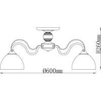 Люстра De City Олимп 3-60W E27 220 V 318015003
