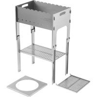 Разборный мангал со столиком и подставкой под казан Тонар 2 мм, сумка T-M-S-PK 188199