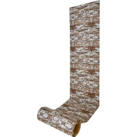 Мягкая самоклеящаяся 3D панель LAKO Камень кладка 17, рулон, 70x600 см LKD-16-05-FC82 LKD-16-05-FC82-RU