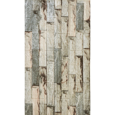 Мягкая самоклеящаяся 3D панель LAKO Камень кладка 11, рулон, 70x600 см LKD-16-05-FC16 LKD-16-05-FC16-RU