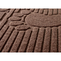 Влаговпитывающий коврик Kovroff Велком 60x90 см, коричневый П/03/03/03