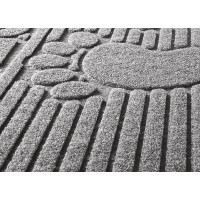 Влаговпитывающий коврик Kovroff Велком 45x75 см, серый П/03/18/02