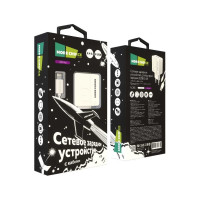 СЗУ More Choice 2USB 2.4A для Lightning 8-pin 1 м NC46i White