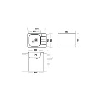 Комплект Ukinox  "Юкинокс" Гранд с выпуском S701 GRM600.480 -GT6K 2L & S701