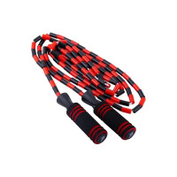 Скоростная скакалка в оплетке PRCTZ beaded plastic jump rope, 275 см PF2401