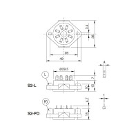 Колодка ComatReleco розетка для промежуточного реле S2-L PN93534