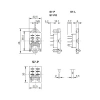 Колодка (розетка) для промежуточного реле ComatReleco S7-PO PN93555