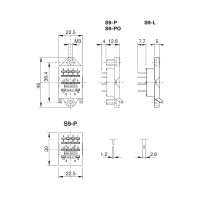 Колодка (розетка) для промежуточного реле ComatReleco S9-L PN93556