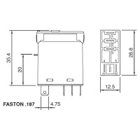 Промежуточное реле ComatReleco C10-T12FX/DC110V PN132591