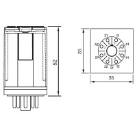 Промежуточное реле ComatReleco C2-A20/AC230V PN950