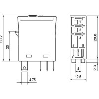Промежуточное реле ComatReleco C14-A10/AC230V PN132592