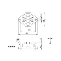 Колодка розетка для промежуточного реле S2-PO ComatReleco SK-3005 P PN93536