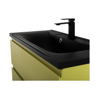 Раковина из искусственного мрамора Art&Max AM-LAV-1000-MR-FP-Nero