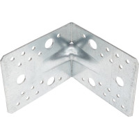 Усиленный крепёжный уголок Дверной Страж 105x105x90, цинк ДС42209