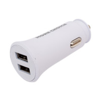 Автомобильное зарядное устройство More Choice 2USB 2.4A AC23 White
