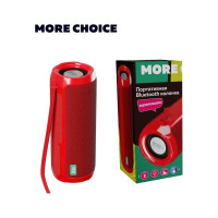 Колонка More Choice Bluetooth 5.1, 2*5 В, 1800 мА*ч BS22 Red