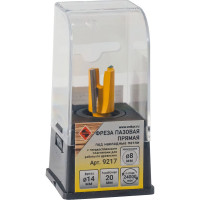 Фреза пазовая прямая под накладные петли 14x20 мм, хвостовик 8 мм Энкор 9217