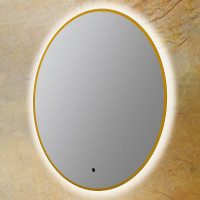 Зеркало c подсветкой Art&Max Sanremo AM-San-770-DS-F-Gold