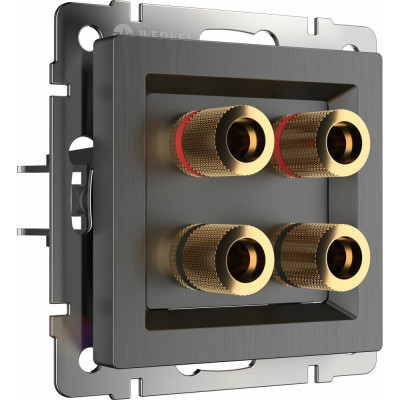 Акустическая розетка WERKEL WL04-AUDIOx4 a046595
