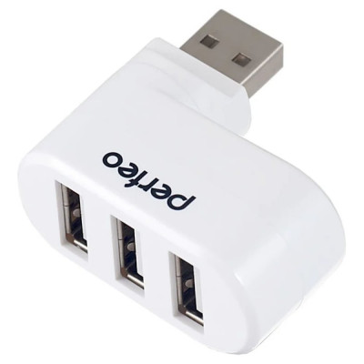 Usb-хаб Perfeo USB-HUB 3 Port белый 30007096