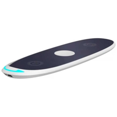 More Choice Беспроводное зарядное устройство 10W 3в1 смартфон, часы, наушники с кабелем Type-C 1м CW12 White