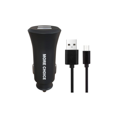 Азу для micro USB More Choice 2USB 2.4A д