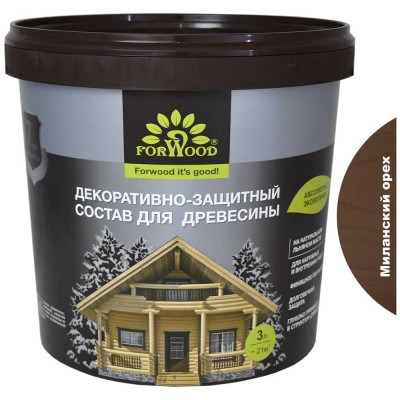 Декоративно-защитный состав для древесины Forwood ВДПФ-1601 4630058024411