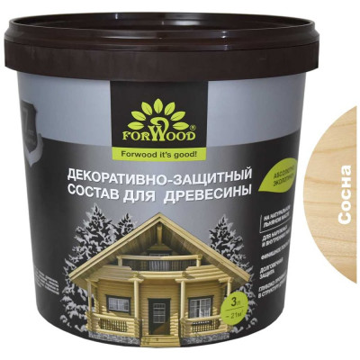 Декоративно-защитный состав для древесины Forwood ВДПФ-1601 4630058024503