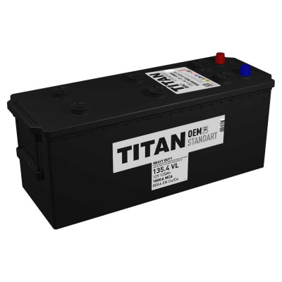 Аккумулятор TITAN STANDART 6СТ-135.4 VL 4610082700222