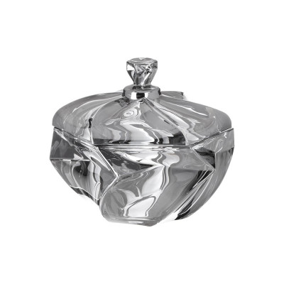 Конфетница с крышкой Lefard bogema grey 195-223