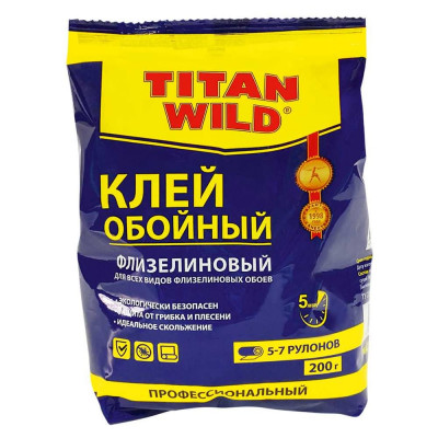 Обойный флизелиновый клей TITAN WILD TWF200SP