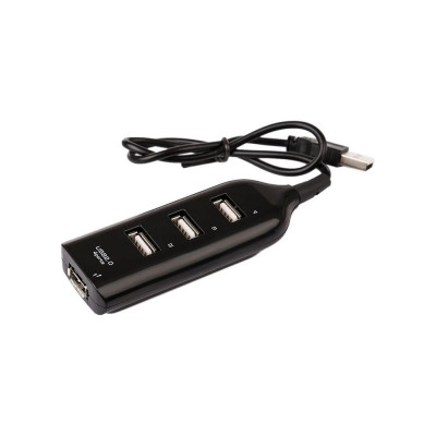 Pro Legend USB хаб разветвитель, 4 порта USB 2.0, 480mbps, черный PL4015