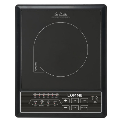 LUMME LU-HP3646A черный электрическая индукционная безимпульсная плитка 39966