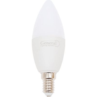 General Lighting Systems Лампа светодиодная E14 20Вт 230В 1250Лм 4500К Нейтральный белый свет Свеча GLDEN-CF-20-230-E14-4500 661474
