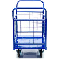 Тележка Стелла-техник платформенная, с бортами, 650х1150мм, КПО-500С-200-И