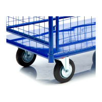 Тележка Стелла-техник платформенная, с бортами, 650х1150мм, КПО-500С-200-И