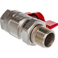 Полнопроходной кран НВ 3/4 с разъемным соединением, бабочка Uni-Fitt 113T3000