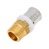 Пресс-муфта - Н 20х1/2 Uni-Fitt 702G7200