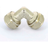 Обжимной угол 20 никелированный Uni-Fitt 663N7700